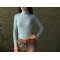 Гольф женский трикотажный в рубчик фисташковый F-Girl