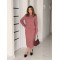 Костюм женский вельветовый жакет и юбка фрезовый F-Girl
