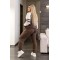 Спортивний костюм жіночий трикотажний прогулянковий шоколадний F-Girl