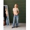 Футболка женская приталенная микродайвинг бежевая F-Girl