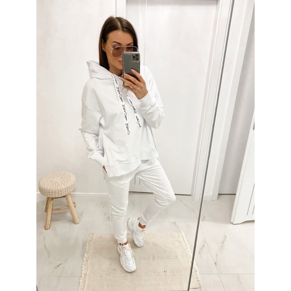 Костюм женский трикотажный тройка белый F-Girl