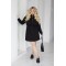 Сукня жіноча оверсайз двонітка чорна F-Girl