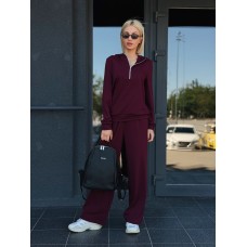 Костюм спортивний жіночий марсала
