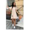 Платье женское повседневное мини кулир бежевое F-Girl