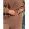 Спортивный костюм женский флисовый теплый джоггеры капучино F-Girl
