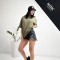 Футболка женская оверсайз хлопок принт F-Girl