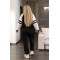 Спортивный костюм женский трикотажный прогулочный черный F-Girl