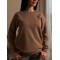 Світшот жіночий тринитковий на флісі оверсайз капучино F-Girl