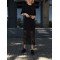 Сукня жіноча довга мереживна софт чорна F-Girl