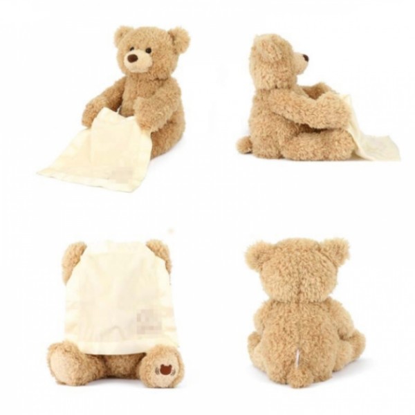 Интерактивный мишка Peekaboo Bear 30 см музыкальный generic