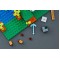 Конструктор My World Minecraft Питомник панд 204 детали пластиковый generic