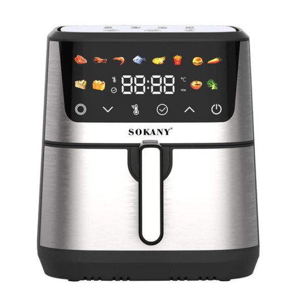 Аэрофритюрница Sokany SK-10066 ЖК-экран 2400 Вт 9.5 л Sokany