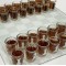 Шахматы с рюмками стеклянные 25х25 см подарочный набор generic