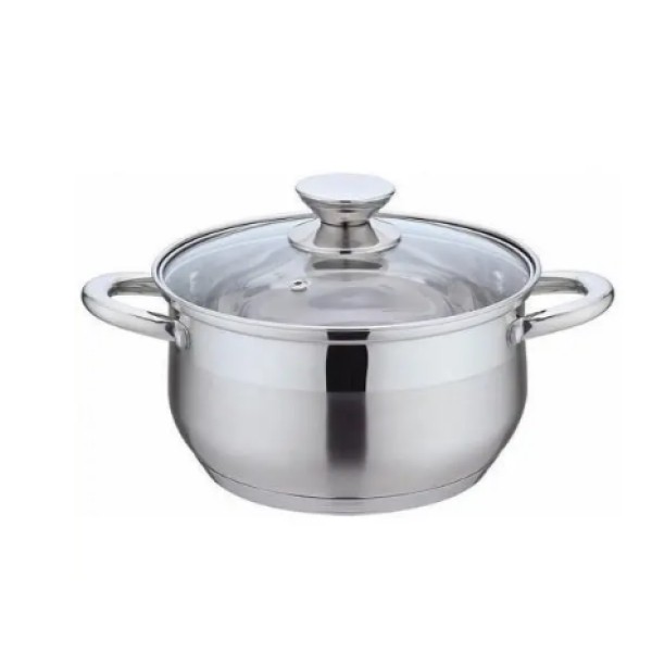 Каструля Benson 2.1 л 16 см індукційне дно сталь сталевий Benson