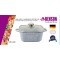 Кастрюля Benson BN-320 гранитное покрытие 3.0 л серая Benson