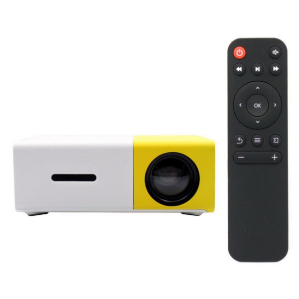 Проектор Excelvan YG300 LED мультимедийный 600 люмен белый Excelvan