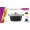 Каструля Benson BN-361 3.0 л мармурове покриття чорна Benson
