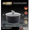 кастрюля benson bn-393 6.4 л мраморное покрытие серый Benson