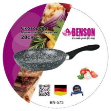 Сковорода Benson 28 см кована чорний
