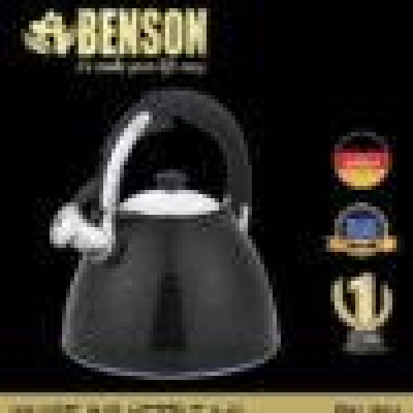 чайник наплитный benson bn-731 3 л из нержавеющей стали Benson