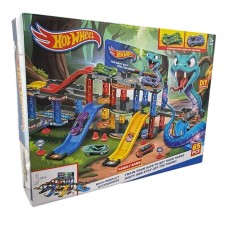 Гоночная трасса Hot Wheels Snake Garage 65 деталей