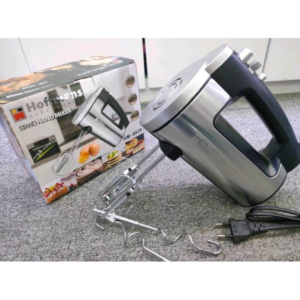 Миксер Hoffmans HM-8839 ручной 800 Вт 6 скоростей стальной Hoffmans