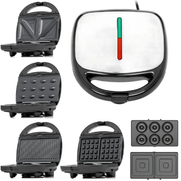 Мультимейкер Hoffmans HM-3013 6в1 1000 Вт серебристый Hoffmans