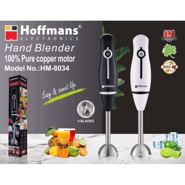 Блендер погружной Hoffmans HM-8034 800 Вт черный Hoffmans