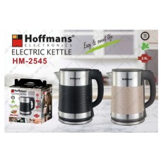 Электрочайник Hoffmans HM-2545 объем 2.5 л стальной черный