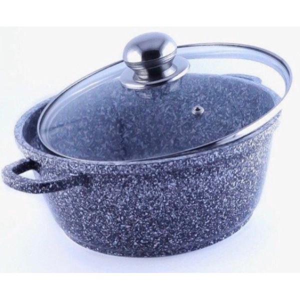 Кастрюля Benson BN-317 гранитное покрытие 4.2 л серая Benson