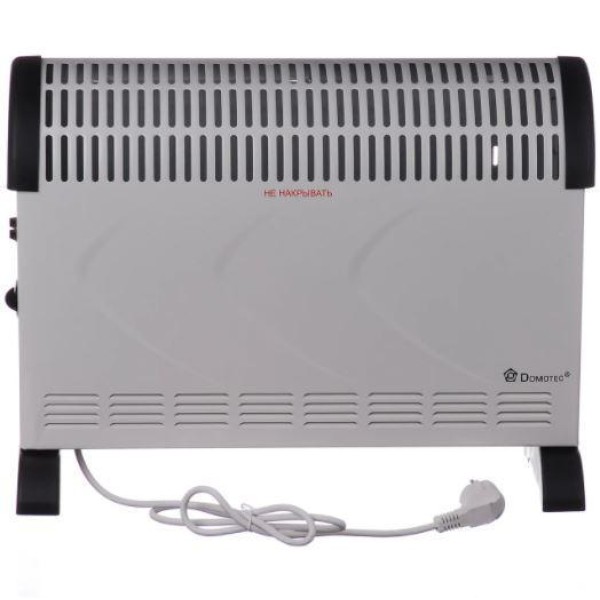 Обігрівач конвектор Domotec 2000 Вт 20 м² 3 режими білий Domotec