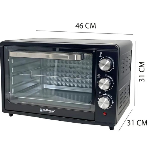 Духовка електрична Hoffmans HM-751 45 л 2000 Вт чорна Hoffmans