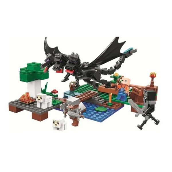 Конструктор My World Minecraft Атака Черного Дракона 283 детали generic