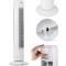 Вентилятор Domotec MS-1627 45 Вт 73 см колонний білий Domotec