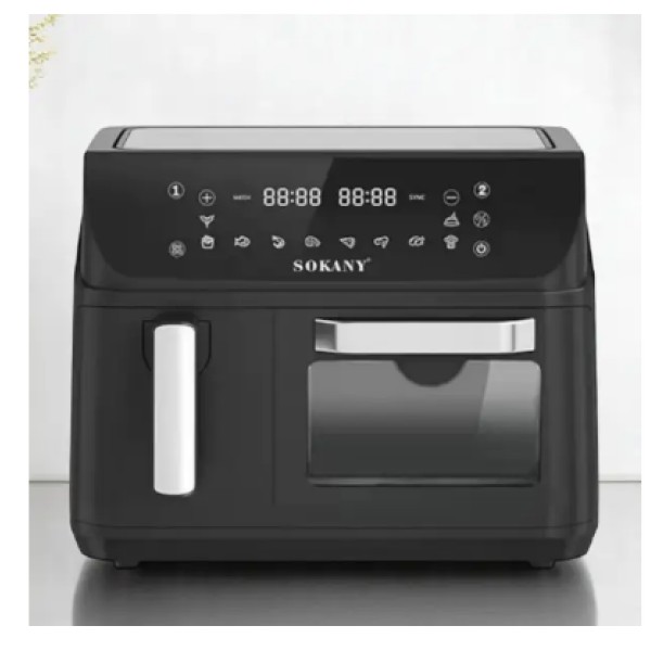 Аерофритюрниця Sokany SK-10060 12.5 л чорна Sokany