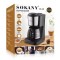 Кавоварка Sokany SK-125 парового типу 650 Вт 0.9 л чорна Sokany