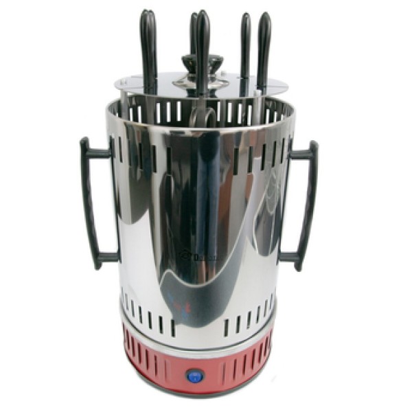 Шашлычница Domotec MS-7783 вертикальная 1000 Вт красная Domotec