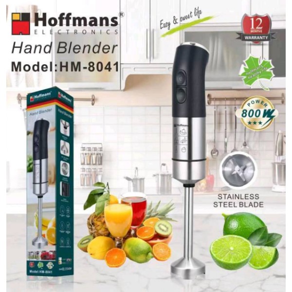 Погружной блендер Hoffmans HM-8041 мощность 800 Вт белый Hoffmans