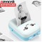 Термопринтер портативный Mini Printer Blue Bluetooth синий Jetix