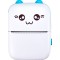Термопринтер портативный Mini Printer Blue Bluetooth синий Jetix