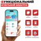 Термопринтер портативный Mini Printer Blue Bluetooth синий Jetix
