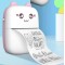 Термопринтер портативный Mini Printer Blue Bluetooth синий Jetix