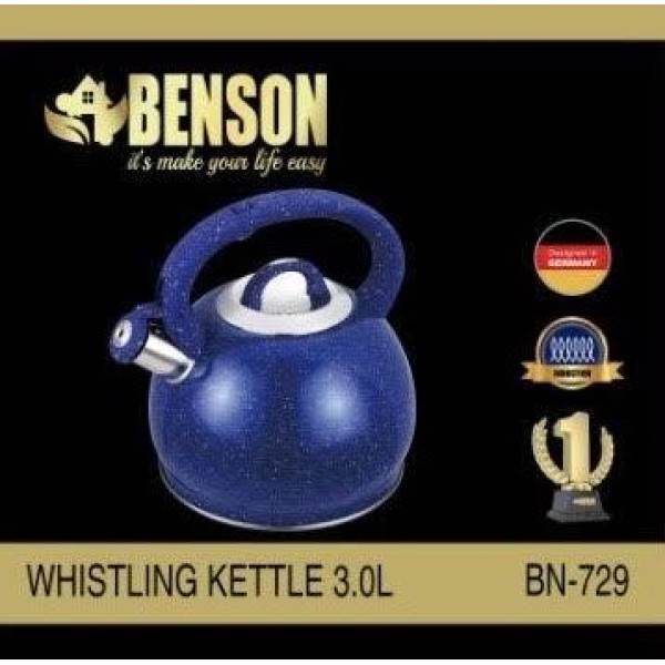 чайник benson bn-729 3 л сталевий Benson