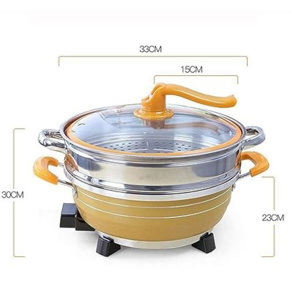 Электрокастрюля Hoffmans HM-3031 8 л черная Hoffmans