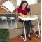 Столик раскладной Table Mate II 52х40 см регулируемый белый generic