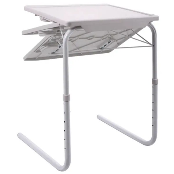 Столик раскладной Table Mate II 52х40 см регулируемый белый generic