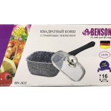 Ківш Benson BN-302 16 см гранітне покриття чорний
