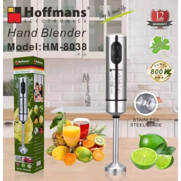 Погружной блендер Hoffmans HM-8038 мощность 800 Вт черный Hoffmans