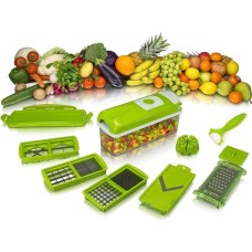 Овощерезка Nicer Dicer Plus механическая с контейнером и насадками