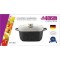 Каструля Benson BN-362 5.1 л мармурове покриття чорна Benson